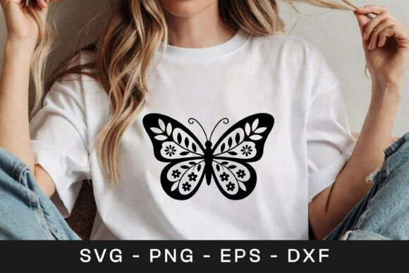 Decorative Butterfly Line Pattern SVG: A Review for Graphics and Crafts