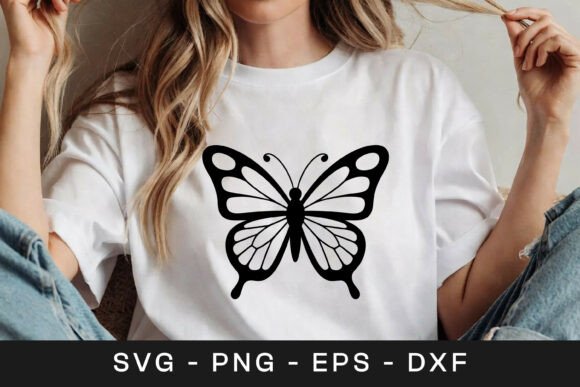 Decorative Butterfly Wing Pattern SVG for Graphics and Crafts