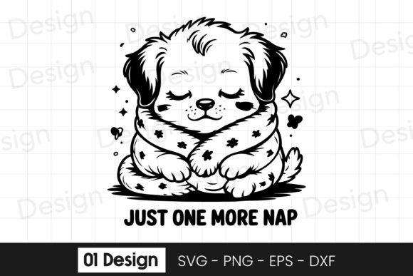Just One More Nap Puppy SVG PNG Review