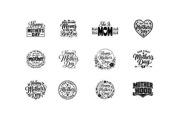 Mother's Day Quote Design Bundle for Crafts and Graphics