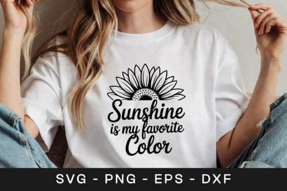 Sunshine Favorite Color Floral SVG PNG for Crafts Graphics